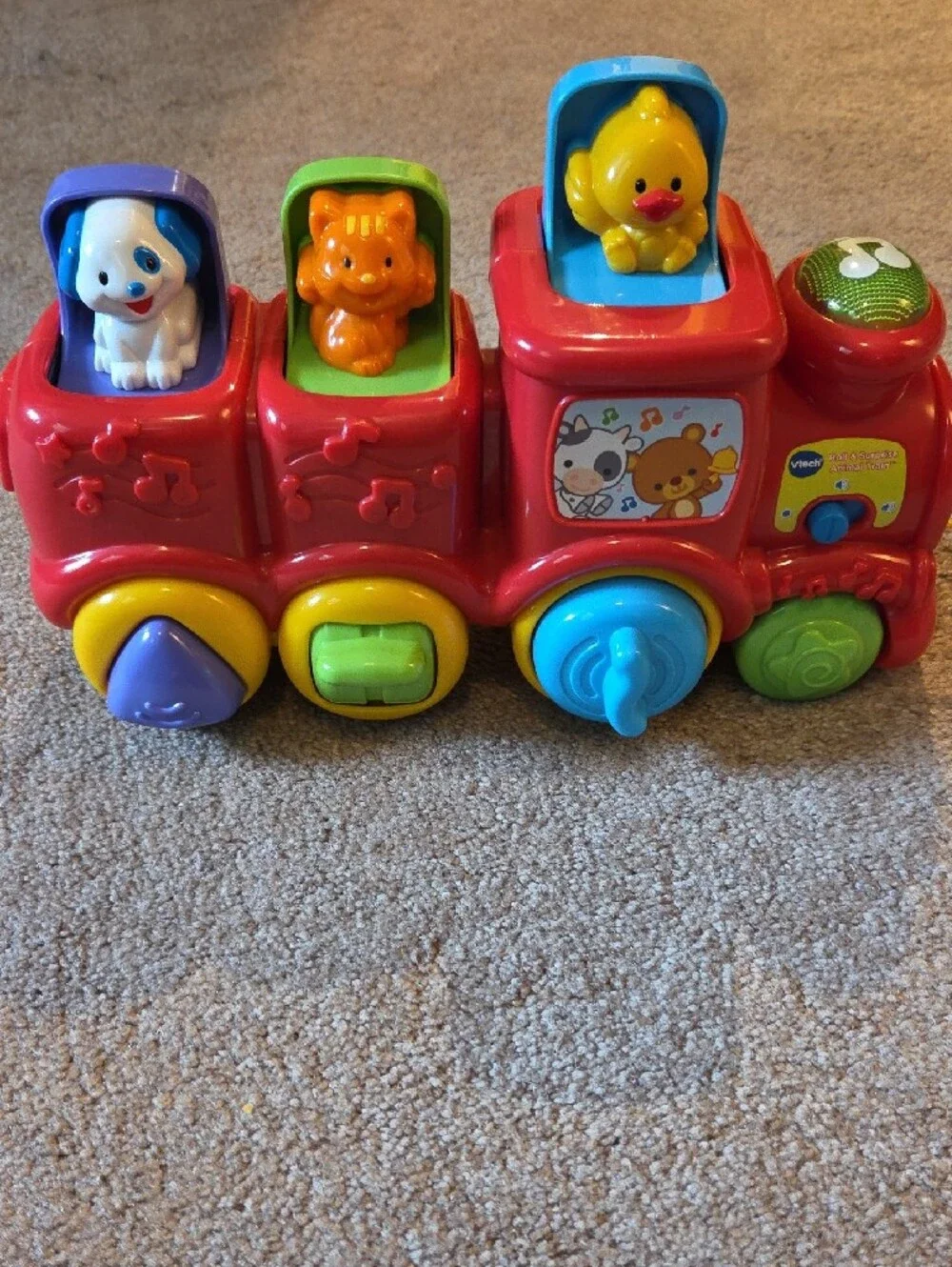 VTech Red Musical Learning Train Toy for Toddlers